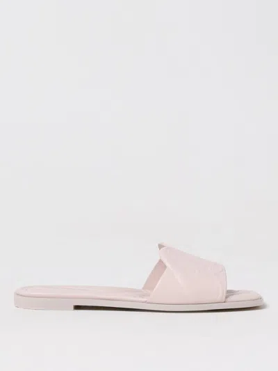 ALEXANDER MCQUEEN FLAT SANDALS MCQUEEN WOMAN COLOR PINK,F37680010
