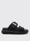 Alexander Mcqueen Flat Sandals Mcqueen Woman Color Black