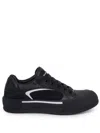 Alexander Mcqueen Flat Shoes In Black