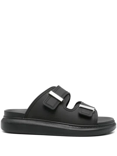 Alexander Mcqueen Flat Shoes In Black