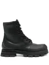 Alexander Mcqueen Alexander Mc Queen Wander Black Leather Boot In Black