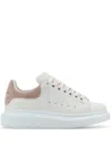 Alexander Mcqueen Alexander Mc Queen Oversize White Pink Calf Leather Sneaker In White