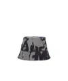 Alexander Mcqueen Flat-topped Hat In Black