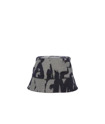 Alexander Mcqueen Flat-topped Hat In Black