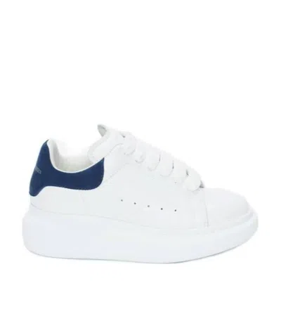 Alexander Mcqueen Flatform Lace Up Sneakers In White