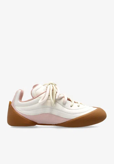 ALEXANDER MCQUEEN FLEXION LACE-UP SNEAKERS