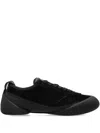 Alexander Mcqueen Flexion Lace-up Suede Sneakers In Black