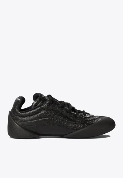 Alexander Mcqueen Flexion Low-top Sneakers In Black
