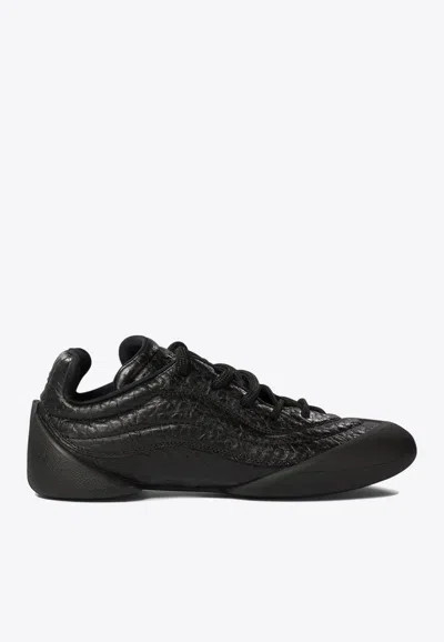 Alexander Mcqueen Flexion Low-top Sneakers In Black