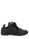 Alexander Mcqueen Flexion Rubber-trimmed Textured-leather Sneakers