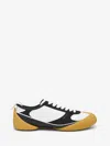 Alexander Mcqueen Oversized Calfskin Sneakers With Distinctive Rounded Sole In Multi