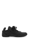 Alexander Mcqueen Flexion Rubber-trimmed Textured-leather Sneakers