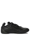 Alexander Mcqueen Flexion Rubber-trimmed Textured-leather Sneakers