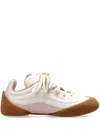 Alexander Mcqueen Dual-tone Leather Flexion Sneakers In White