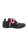 Alexander Mcqueen Black Flexion Sneakers In Black