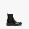 Alexander Mcqueen Float Chelsea Boot In Black/transparent