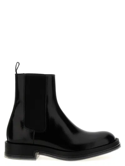Alexander Mcqueen 'float' Chelsea Boots In Black