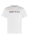 Alexander Mcqueen Logo Cotton T-shirt