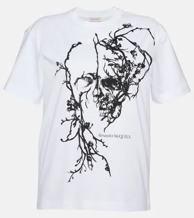 Alexander Mcqueen "oversized Cherry Blossom In White