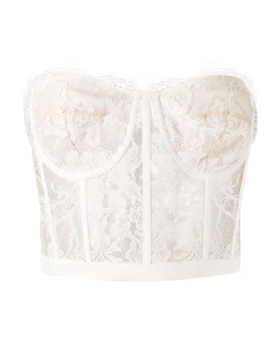 ALEXANDER MCQUEEN ALEXANDER MCQUEEN LACED BUSTIER TOP