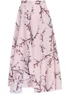 ALEXANDER MCQUEEN FLORAL-PRINT MIDI SKIRT