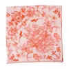 Alexander Mcqueen Fo Sailor Tattoo Scarf In Orange