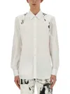 Alexander Mcqueen Alexander Mc Queen Printed Harness Shirt In White