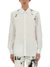 Alexander Mcqueen Alexander Mc Queen Printed Harness Shirt In White