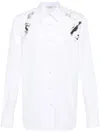 Alexander Mcqueen Fold Harness Shirt In White