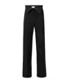 Alexander Mcqueen Horn Casual Pants In Black