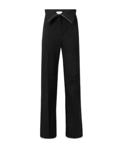 Alexander Mcqueen Horn Casual Pants In Black
