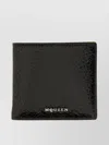 Alexander Mcqueen Fold Wallet Textured Finish