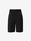 Alexander Mcqueen Formal Wool Bermuda Shorts