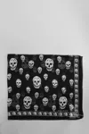 Alexander Mcqueen Foulard In Black Silk In Black