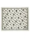 Alexander Mcqueen Alexander Mc Queen Biker Skull Wool Scarf In Neutral