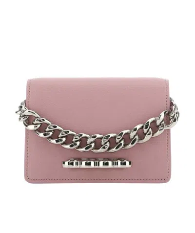 ALEXANDER MCQUEEN ALEXANDER MCQUEEN FOUR-RING MINI CROSSBODY BAG