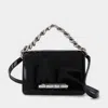 Alexander Mcqueen Mini Four Ring Bag In Black