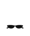 Alexander Mcqueen Frame Sunglasses In Black