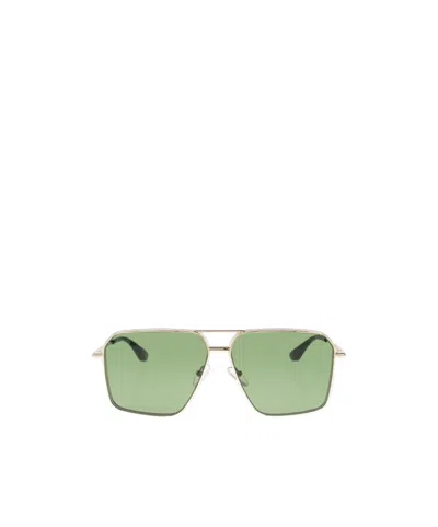 ALEXANDER MCQUEEN ALEXANDER MCQUEEN EYEWEAR PILOT FRAME SUNGLASSES
