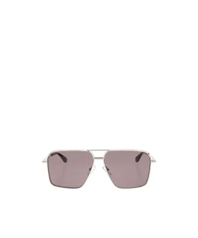 ALEXANDER MCQUEEN ALEXANDER MCQUEEN EYEWEAR PILOT FRAME SUNGLASSES