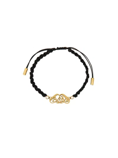 ALEXANDER MCQUEEN FRIENDSHIP BRACELET WITH SEAL LOGO