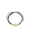 ALEXANDER MCQUEEN ALEXANDER MCQUEEN FRIENDSHIP BRACELET WITH "SEAL" LOGO