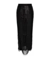 Alexander Mcqueen Mcqueen Women Armor Stitch Skirt In Black