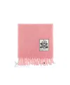 Alexander Mcqueen Alexander Mc Queen Pink Alpaca Wool Scarf In Pink