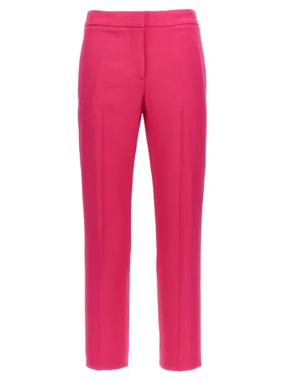 ALEXANDER MCQUEEN FUCHSIA CIGARETTE PANTS