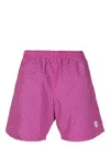 Alexander Mcqueen Alexander Mc Queen Logo Swimsuit In Fuchsia