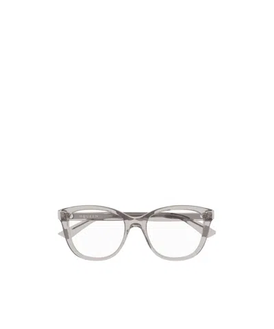 Alexander Mcqueen Full-frame Flat Mirror In Gray
