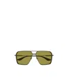 Alexander Mcqueen Eyewear Pilot Frame Sunglasses In Bronze