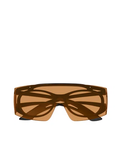 Alexander Mcqueen Full Frame Sunglasses In Brown