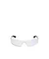 Alexander Mcqueen Full Frame Sunglasses In White